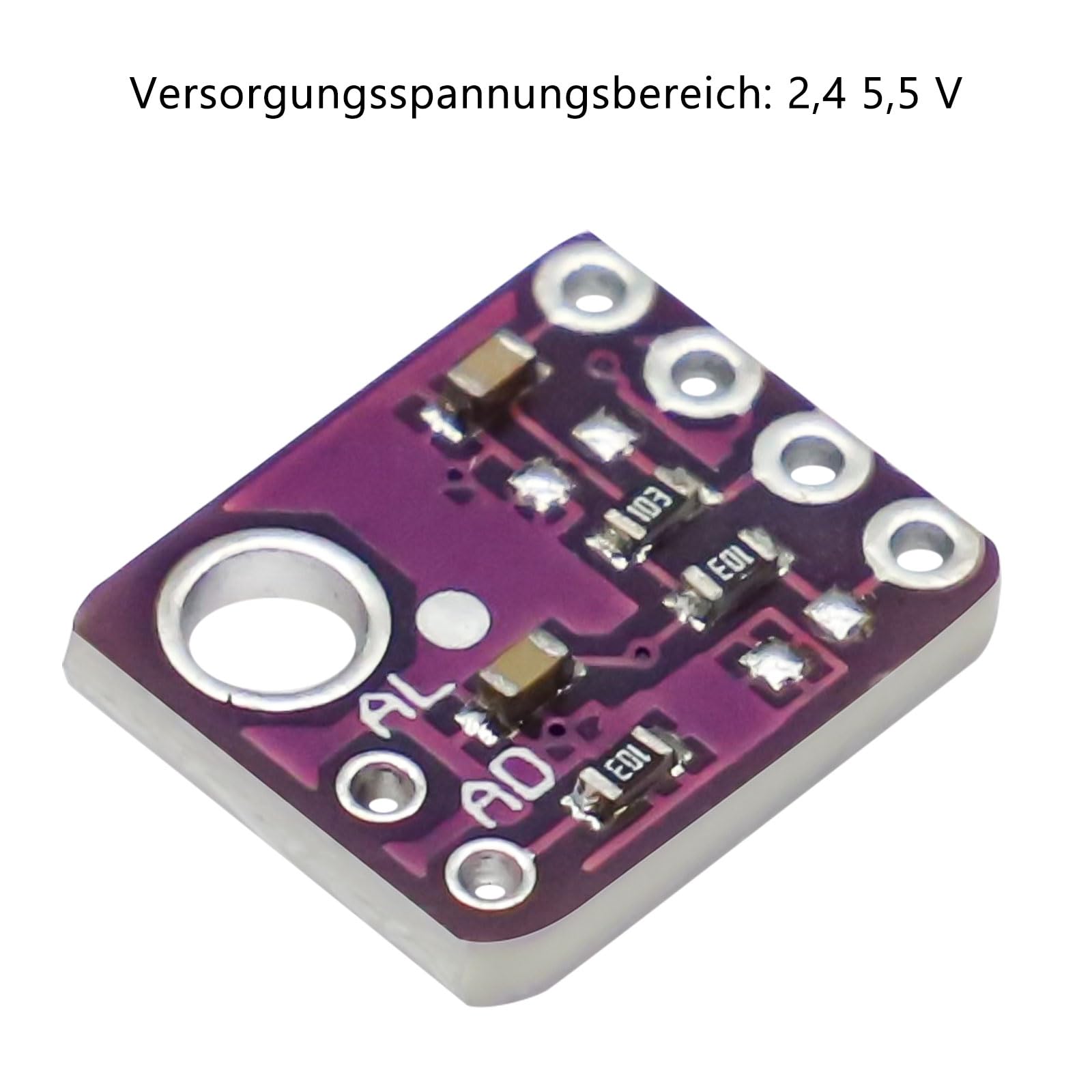ARCELI 5 StüCk SHT31-D Temperatur Feuchtigkeit Sensor, Digital Output Temperature and Humidity Sensor Module IIC I2C Interface 3.3V Compatible with Arduino