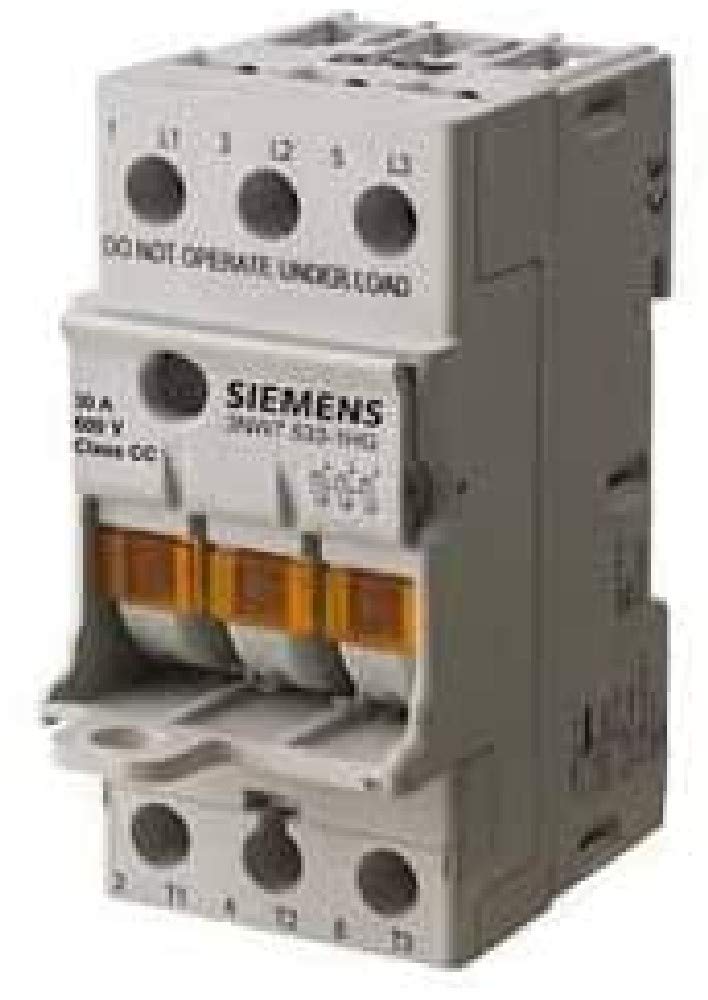 Porte fusible 10 x 38 triphasé Siemens SENTRON évite les pannes 32A 690V