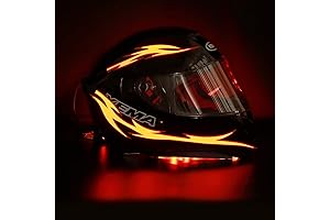 JIGUOOR Flame Shaped Motorcycle Helmet Light Kit