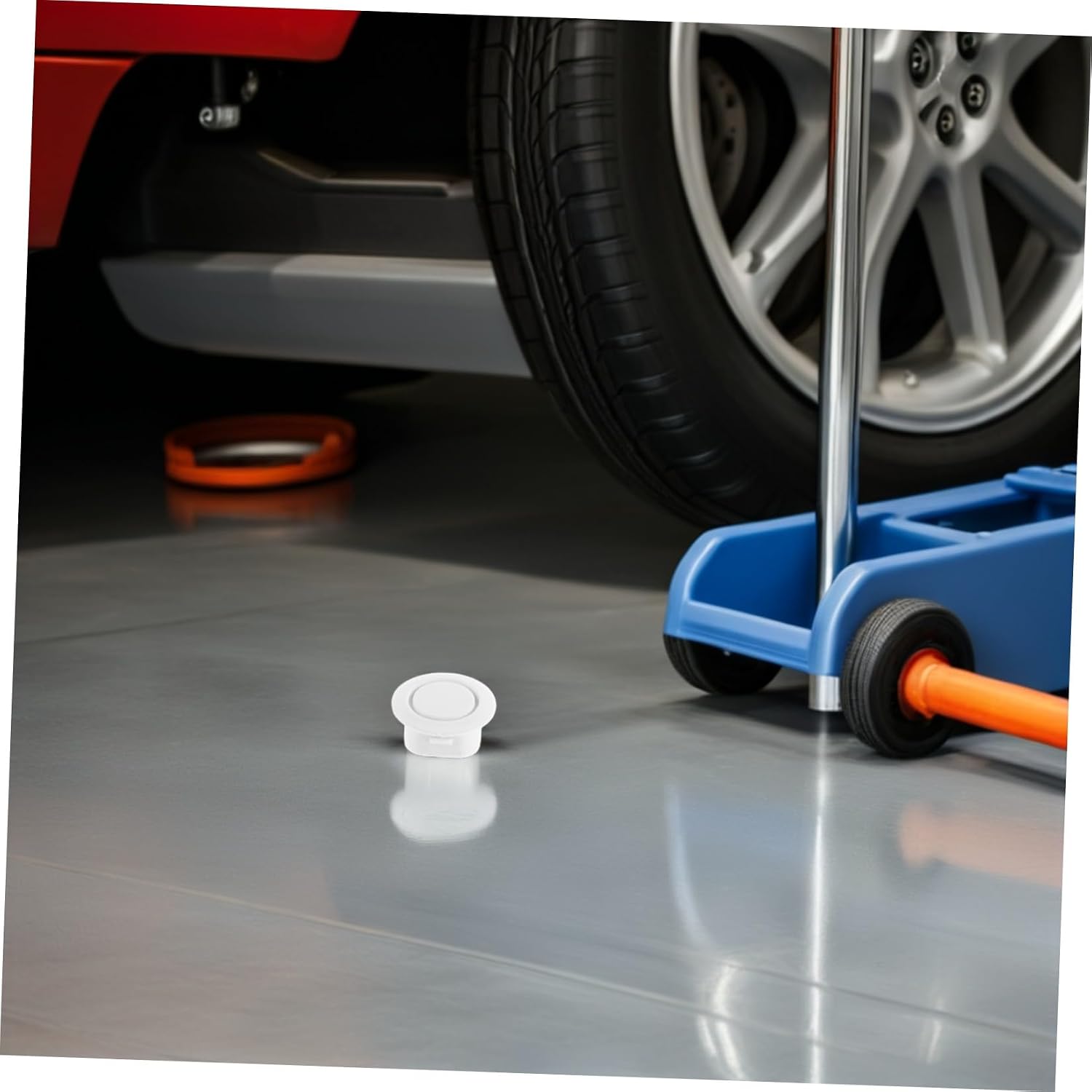 30pcs Car Radar Hole Plug Rubber Cap for 25mm-26mm Bumper Holes White image 5