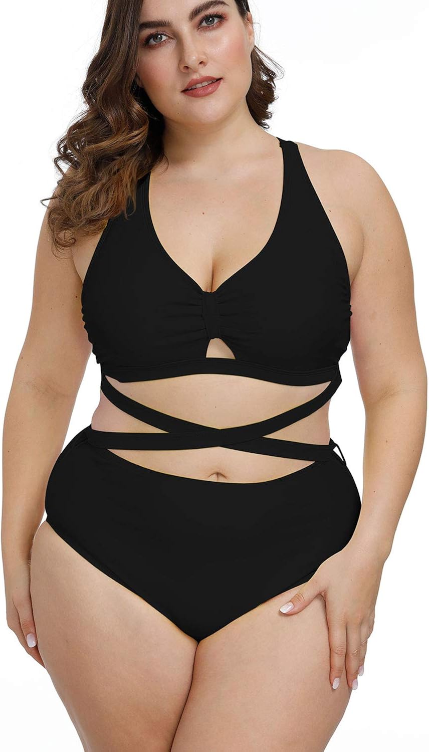 Plus size swimwear 2 piece Clearance