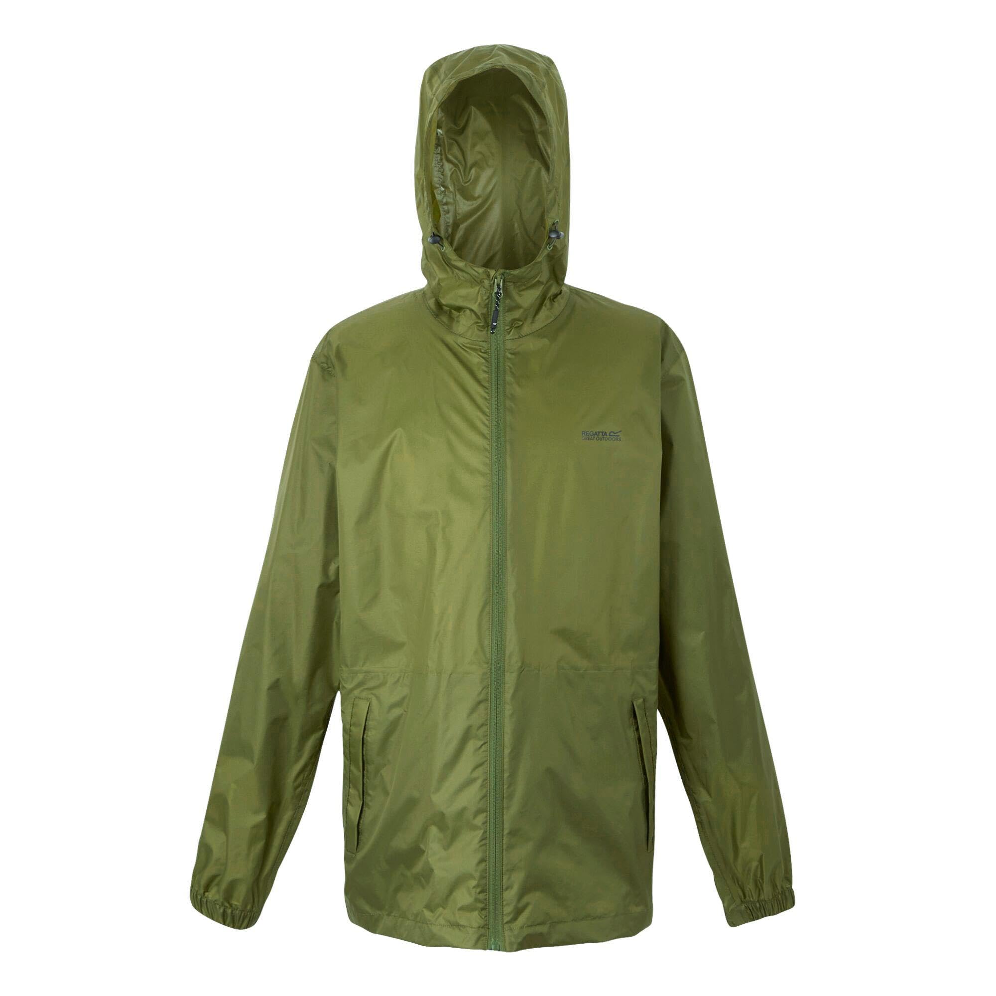 Regatta Mens Pack It III Waterproof Walking Jacket Pack-Away Breathable Lightweight