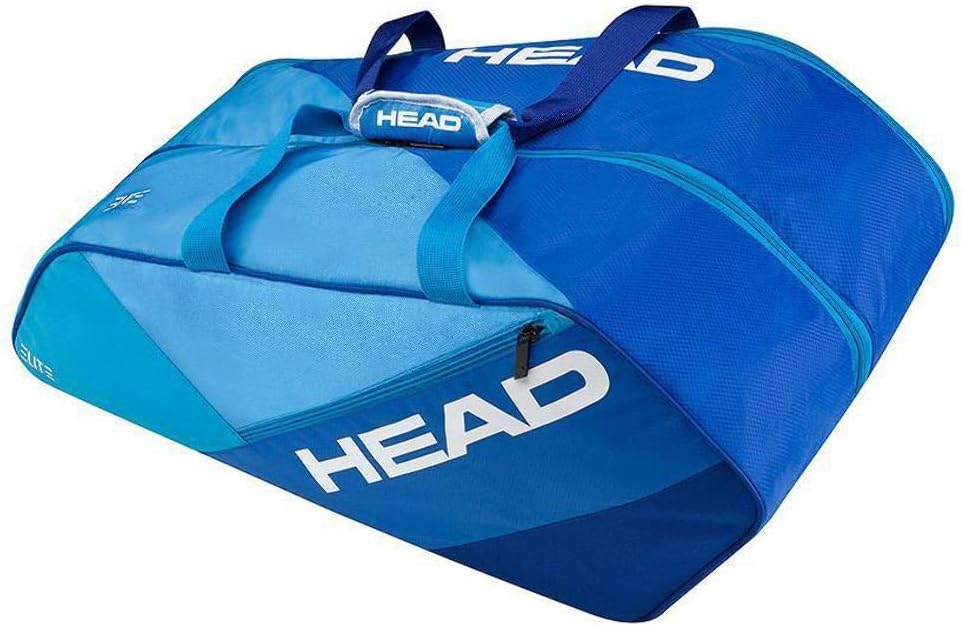 Tennis Bag HEAD Elite 6R Combi Grey Neon Yellow | Tennisplanet.co.uk