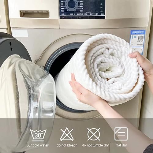 Miniatura 7 de Farmhouse Bay - Cojín para asiento de banco de ventana de la bahía personalizada para muebles de interior y exterior, funda antideslizante para