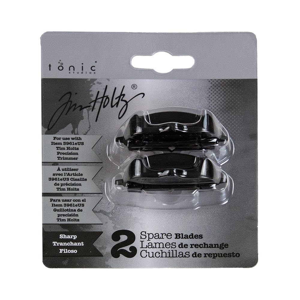 Tonic Studios Various Tim Holtz Spare Blades 2 Pcs - For Precision Paper Trimmer 12.5" - Cardstock & Paper Cutter