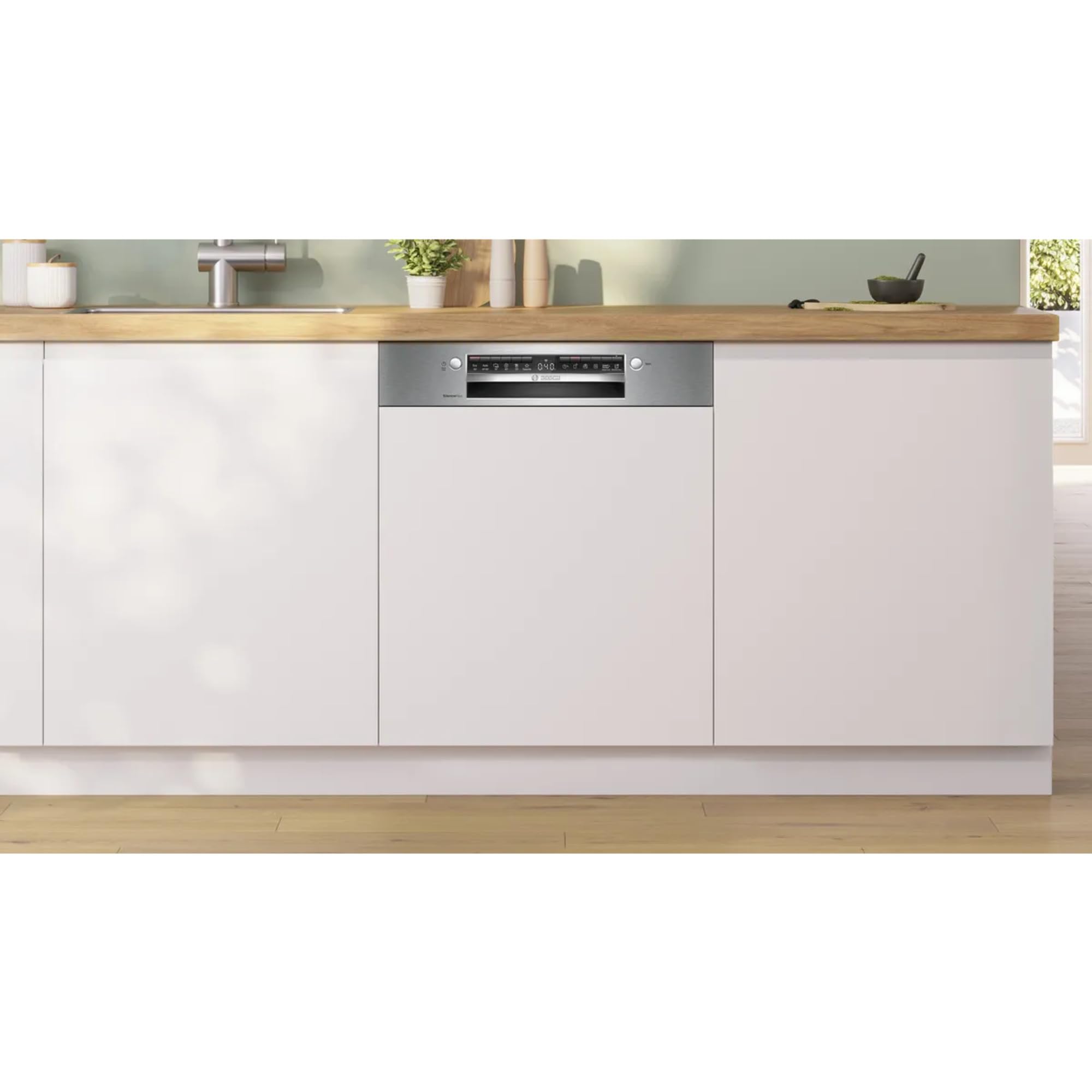 Bosch SMI4EVS08E seria 4 zmywarka do zabudowy z frontem Silver