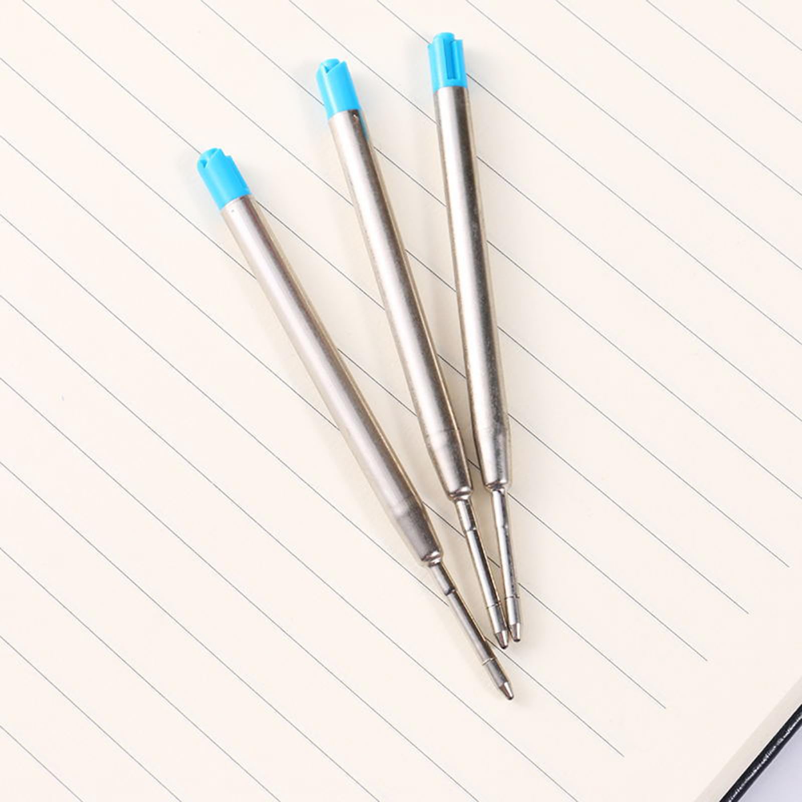 10Pcs Metal Ballpoint Pen Refills Replaceable Black Refills 1mm Point Pen Refills Ball Points Pen Refills Refillable - Image 3