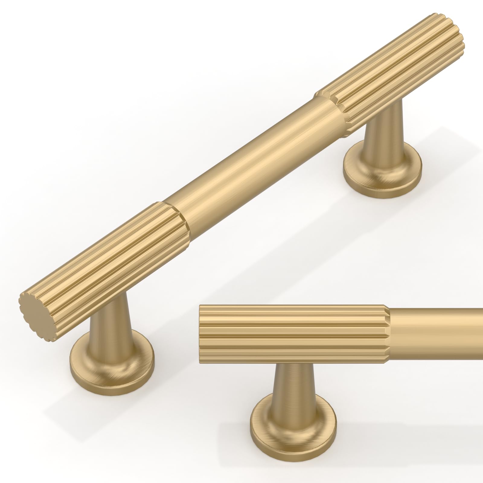 Antique Brass Cabinet Pulls - 10 Pack -32 Antique Brass Cabinet Pulls - 10 Pack -32