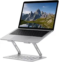 Suporte para Notebook de Aço - Ajustável e ventilado compativel com Notebook e Mackbook até 16.0" Ideal para Estudos e Homeofice - Auxilia a postura melhorando a produtividade e foco no trabalho.