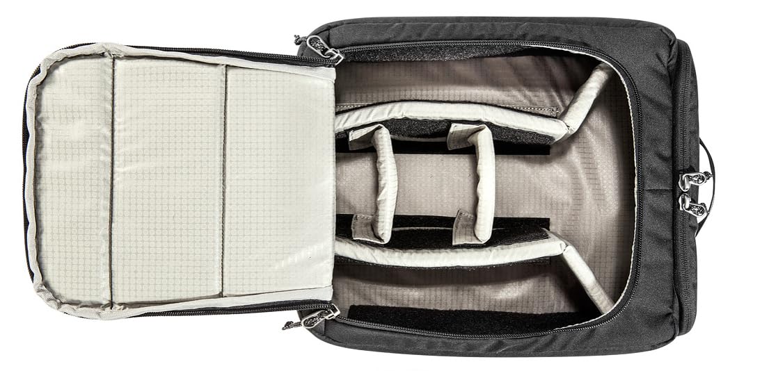 Tatonka Torba na zdjęcia Camera Insert M - wyściełana kieszeń na aparat z regulowanym podziałem wewnętrznym i dostępem od góry - 30 x 25 x 11 cm - do włożenia do plecaka lub torby podróżnej
