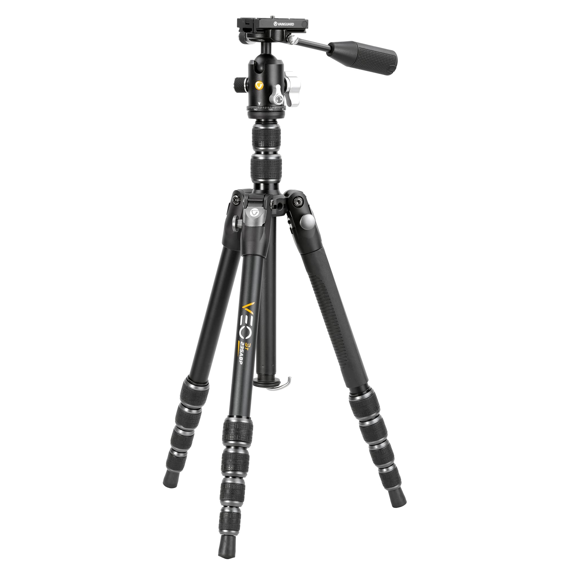 Vanguard Veo 3T 235Abp Aluminium Travel/Vlogging Tripod With Ball/Pan Head - 8Kg Load Capacity