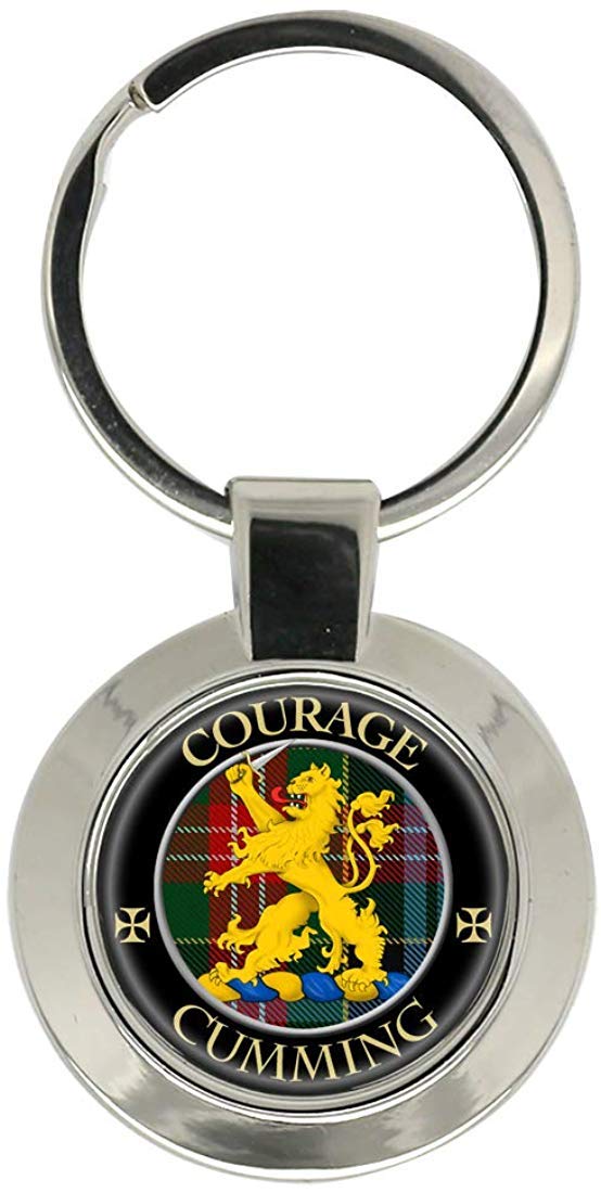 Giftshop Uk Unisex Silver Coloured Metal Cumming Scottish Clan Key Ring