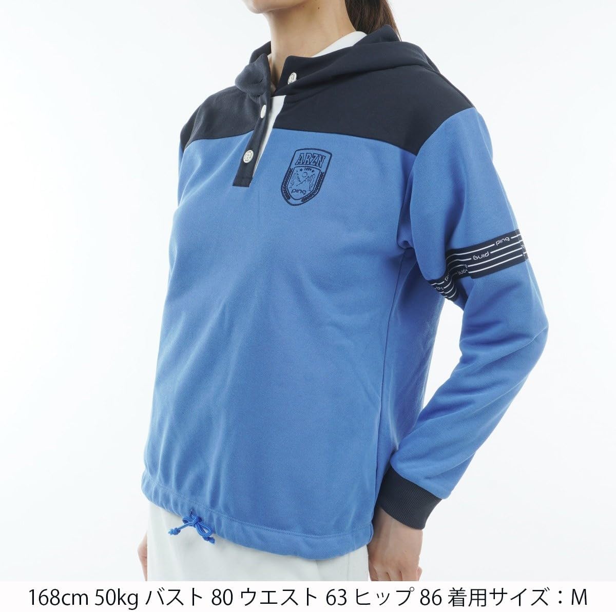 [Ping] レディース スウェットパーカー (プルオーバー・ブランドロゴ) / ゴルフ インナー / 622-5162104