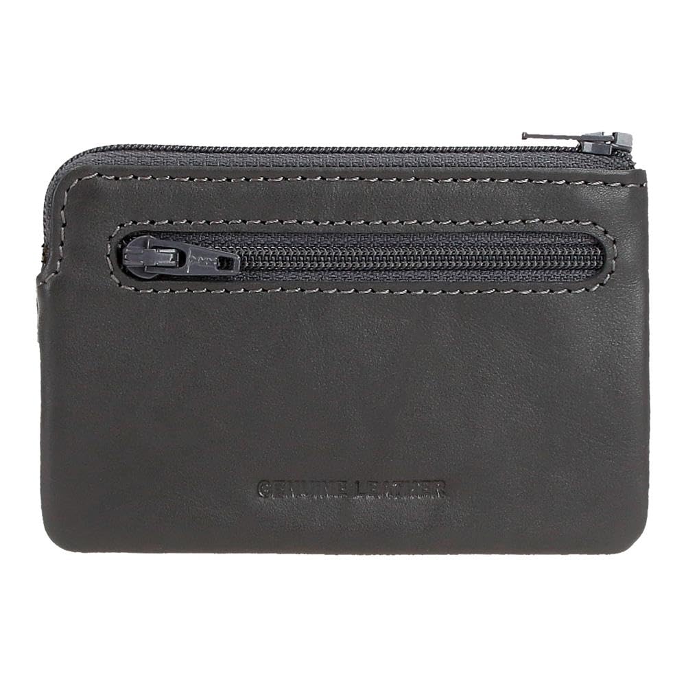 Pepe Jeans Jacket Monedero Gris 11x7x1,5 cms Piel by Joumma Bags