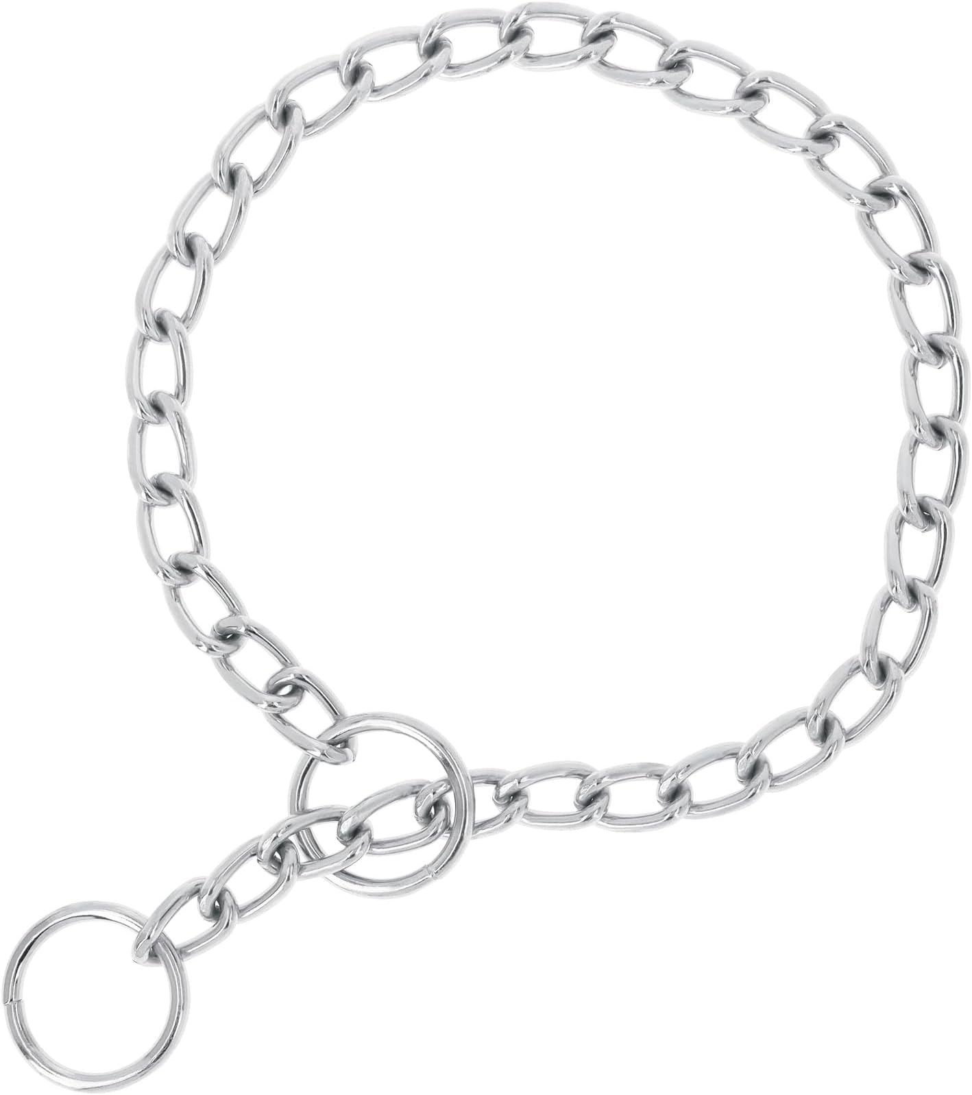 FIERO Heavy Chain Dog Training Choke Collar (Medium 22" 3.5mm)