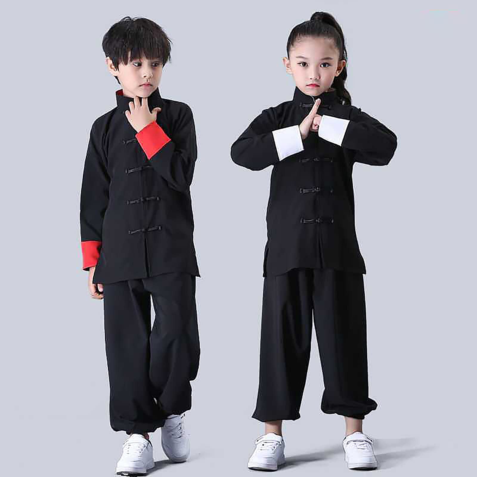 Dzieci chińskie tradycyjne stroje treningowe Kung Fu mundury do medytacji mundury do Tai Chi i medytacji Tai Chi jednolite, B, 3XL