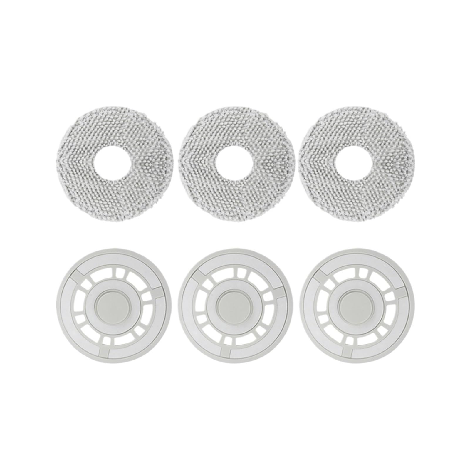 ZJMBGDSF Mop Cloth Rag Holder Accessories，Compatible For Dreame，L10sUltra S10 S10Pro X10，Compatible For Xiaomi， B101CN Robot Vacuum Cleaner(Mount 3pcs+mop 3pcs)