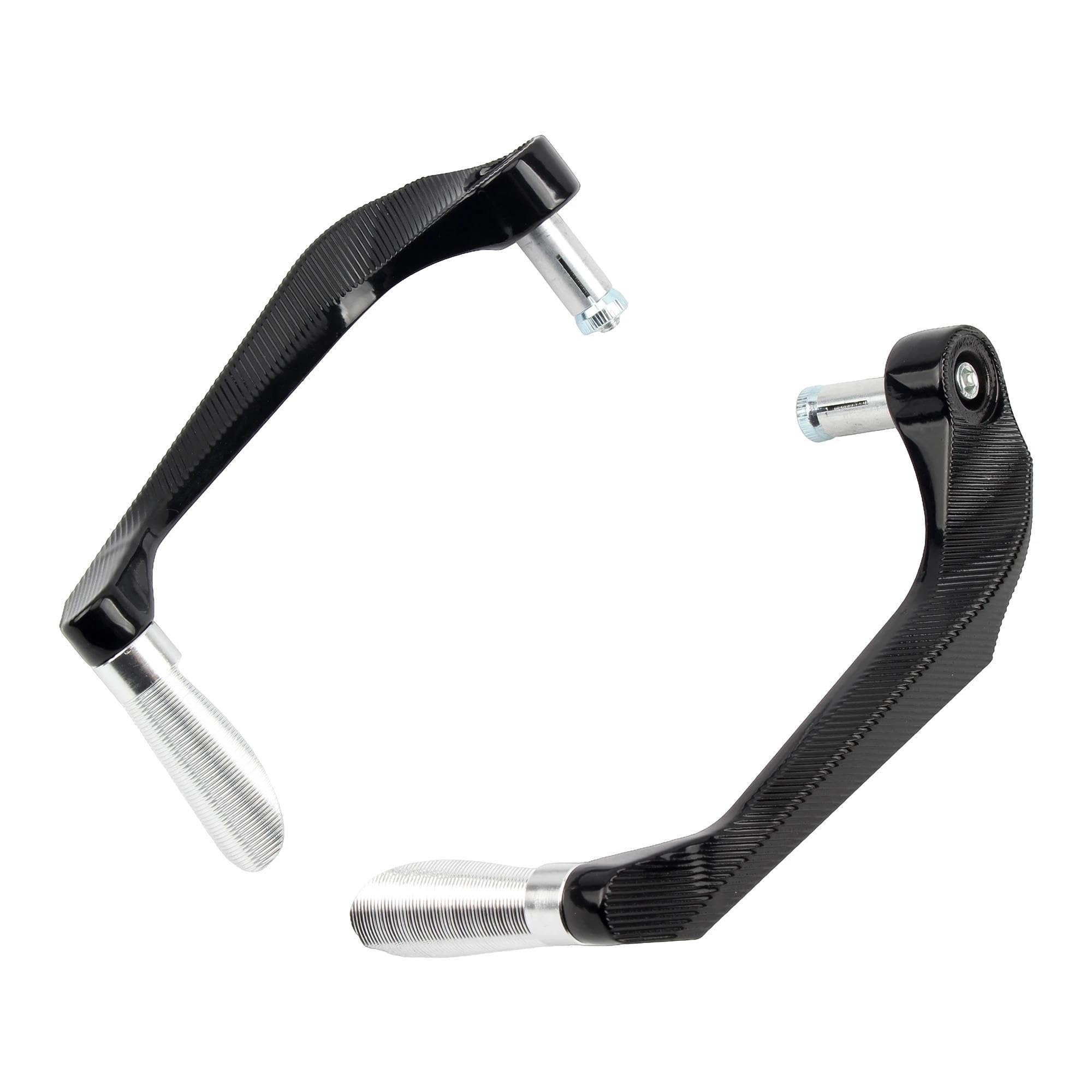 HDHCSCAGH Motorcycle Handguard Shield Universal Brake Clutch Levers Guard Protection Motorcycle Handguard Handlebar Protection Covers(Silver)