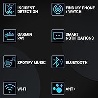 Vista 6 de Wearable4U - Garmin Epix Pro Gen 2 Zafiro Reloj inteligente de titanio de 2.008 in AMOLED Hasta 31 días de duración de la batería, reloj