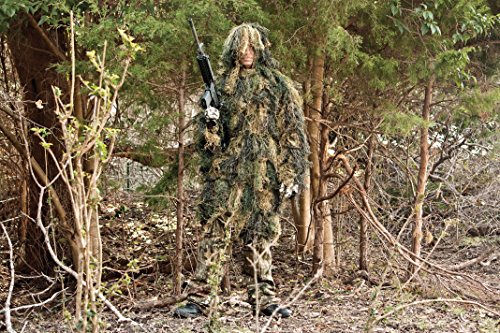 Red Rock Outdoor Gear 2-Piece Ghillie Suit Parka, Woodland, Medium/Large