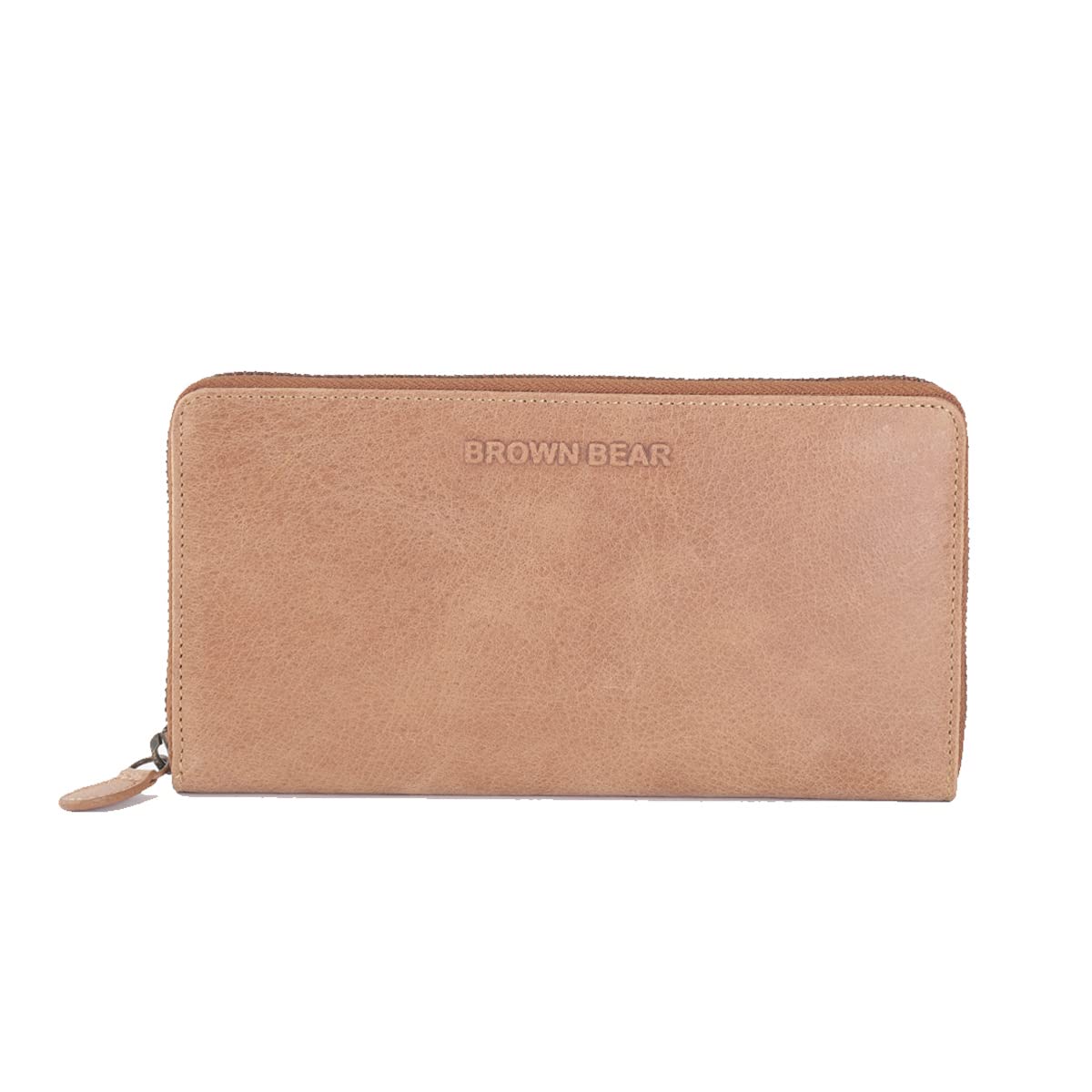 brown bear Camel Leather Women's RFID Blocking Purse (BB032-CA)-picture-32