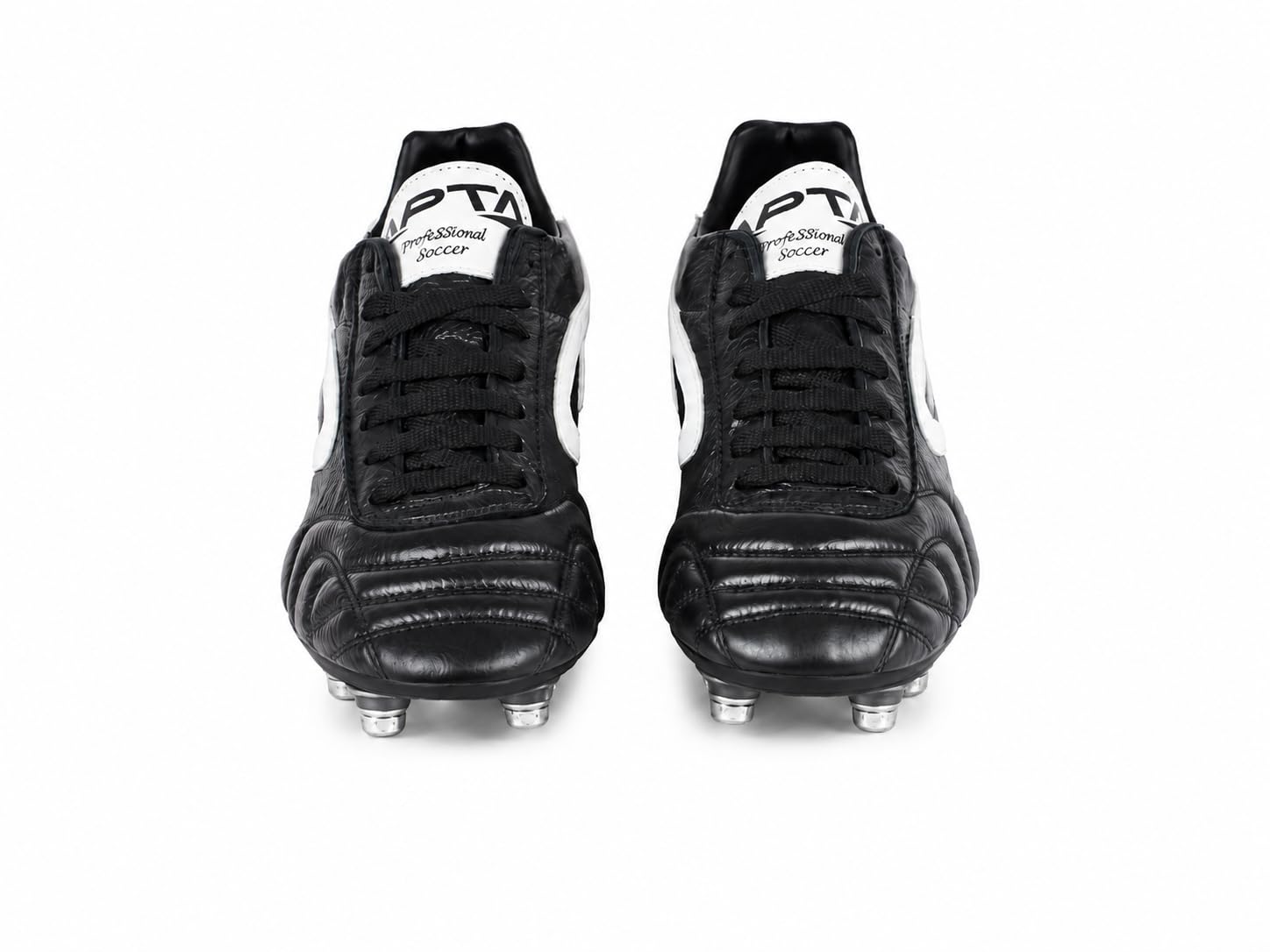 Scatto Rugby | Scarpe da Rugby in Vera Pelle | Suola Soft Ground per Terreni Morbidi, Bagnati e Fangosi con 6 Tacchetti Intercambiabili e Plantare Antishock | Stabilità e Trazione Made in Italy