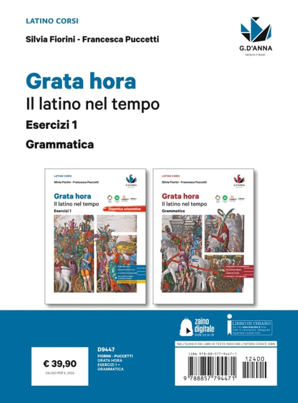 Grata Hora. Il Latino Nel Tempo. Grammatica + Esercizi. Per Le Scuole Superiori. Con E-Book. Con Espansione Online (Vol. 1) - 4