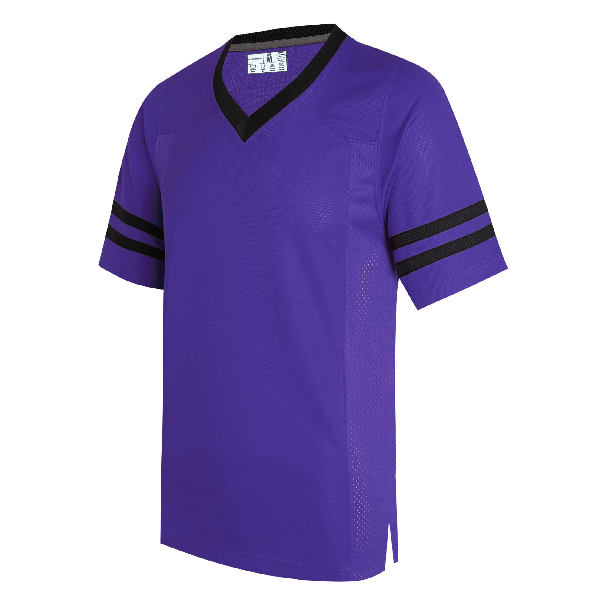 Plain Mens Football Jerseys For Unisex V Neck Fitness T