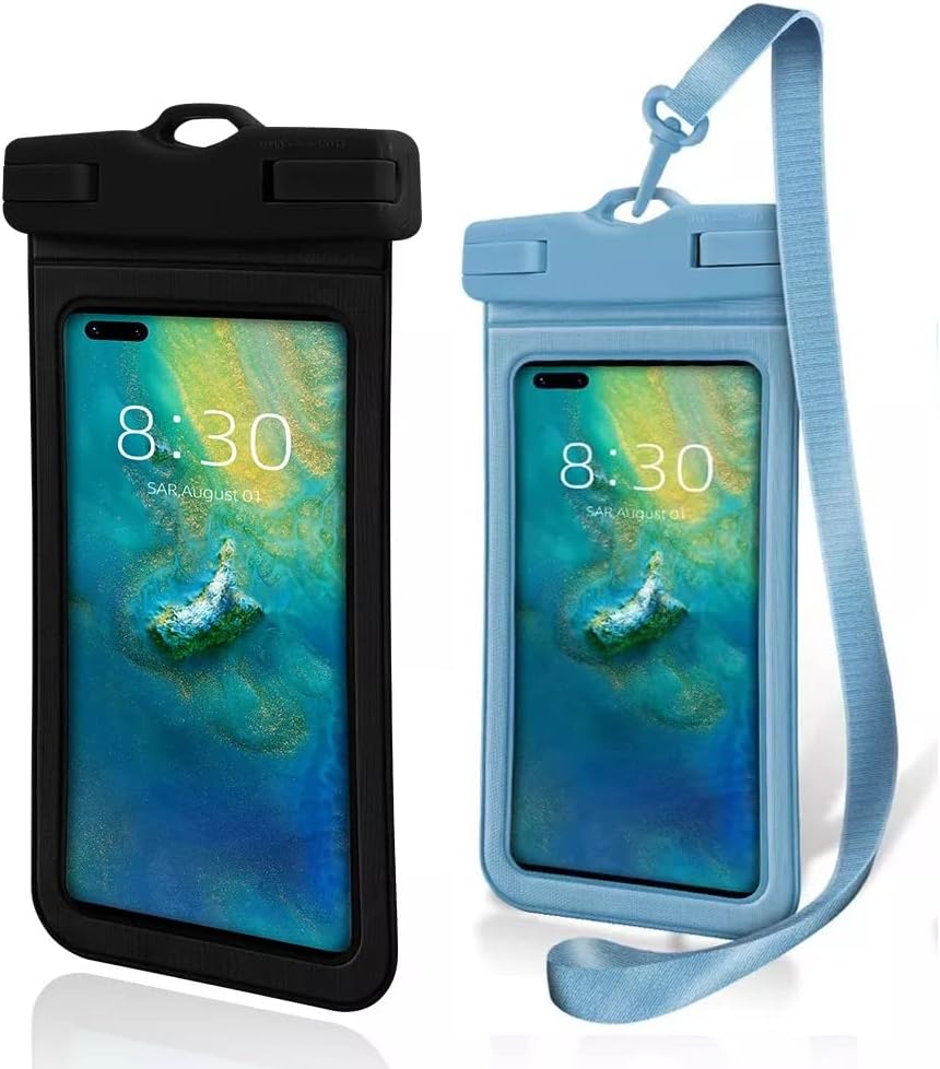Miniatura 1 de Waterproof Case Universal Phone Holder Pouch, IPX8 Underwater Cellphone Dry Bag Compatible with iPhone 13 Pro 12 11 14 Pro Max XS XR X 8 7 6S,