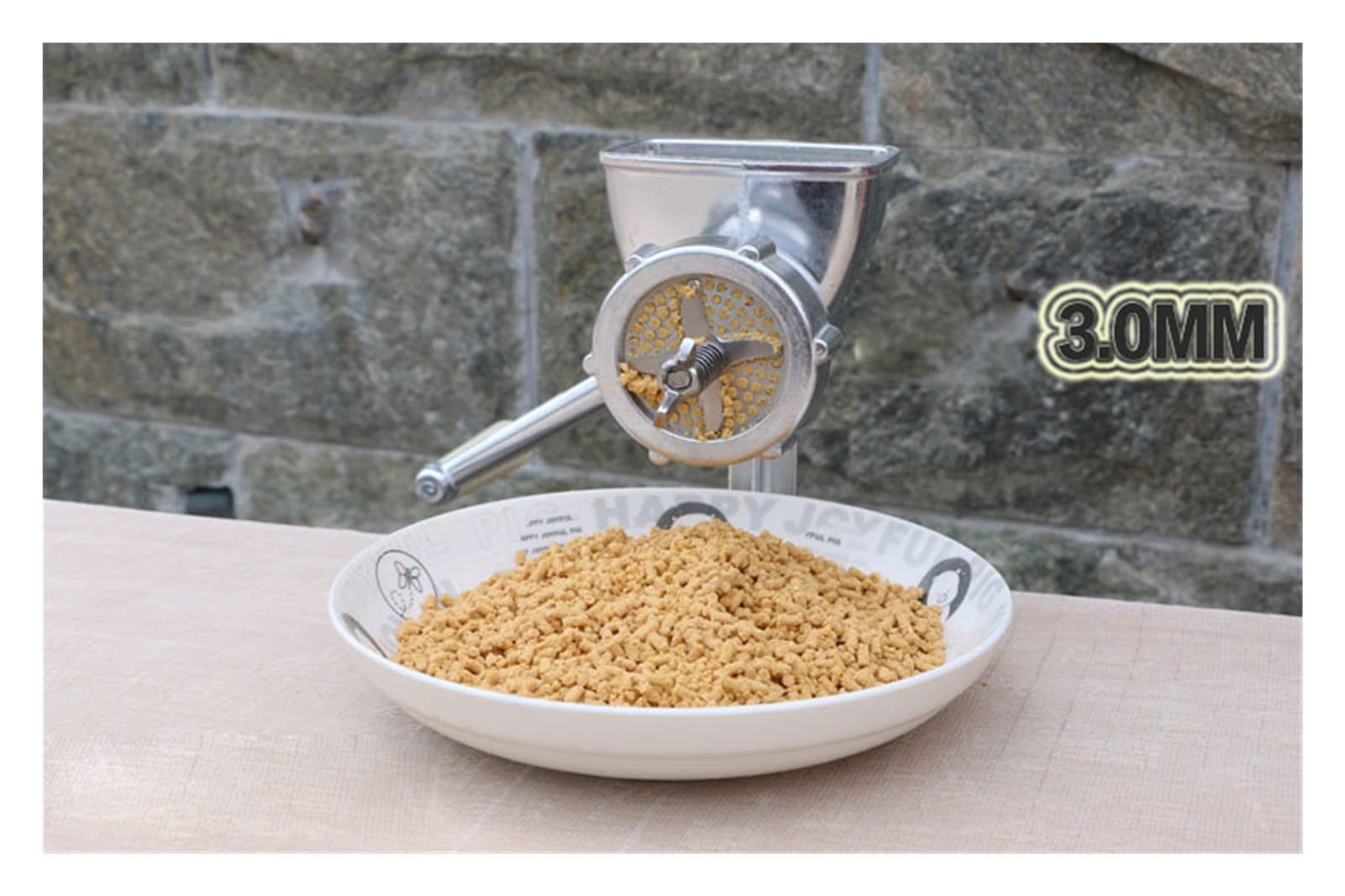 Maison de Chat Domestique Rabbit Aliments Aiments d'oiseau Alimentation Péllet Machine Manuel Pellez for Animaux Compagnie Poulets Chien Poisson Cuisiner sans Effort(3mm)