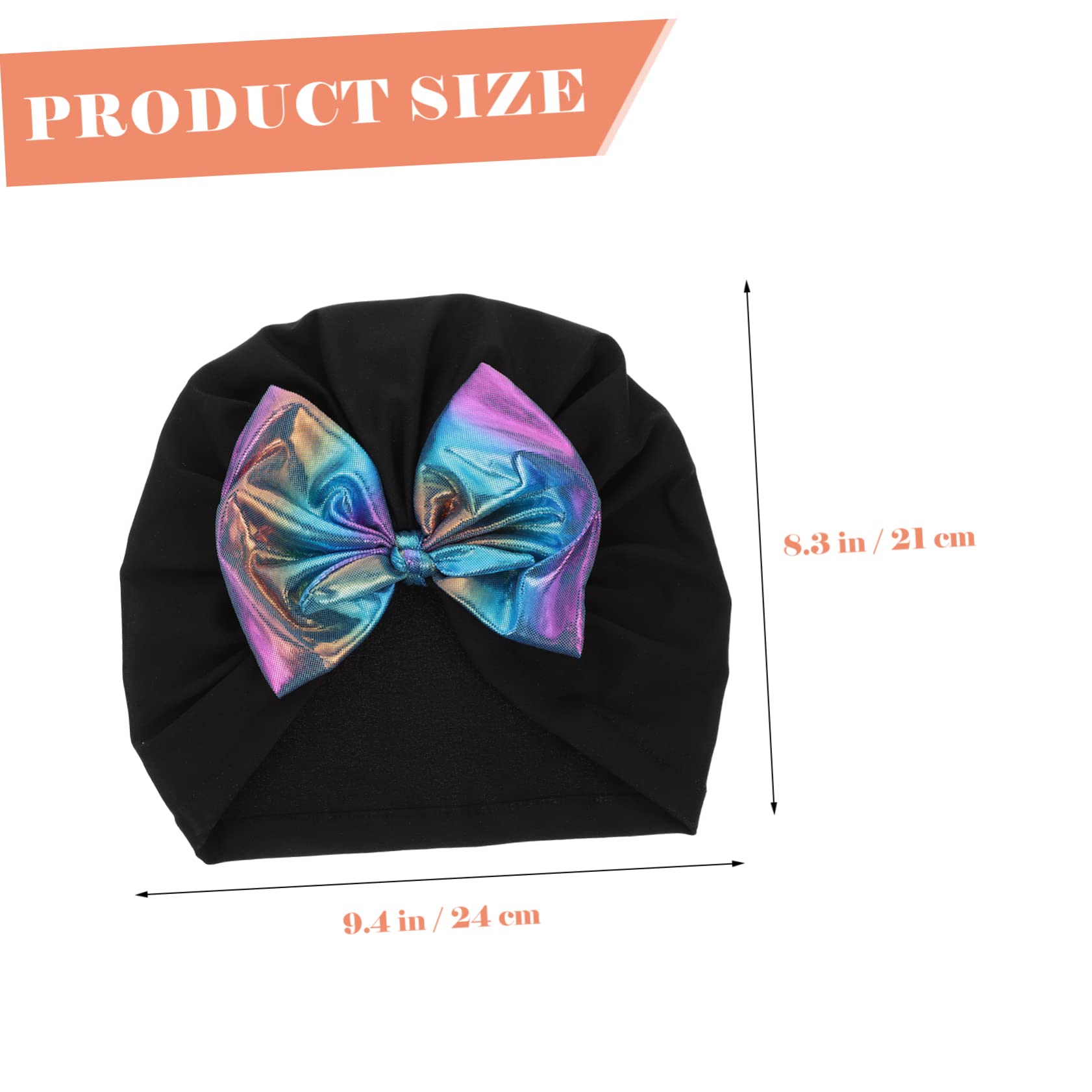 VANZACK 5pièces Bonnet De Natation Décoratif pour Adultes Chapeau Nylon Élastique avec Nœud pour Cheveux pour Piscine Natation
