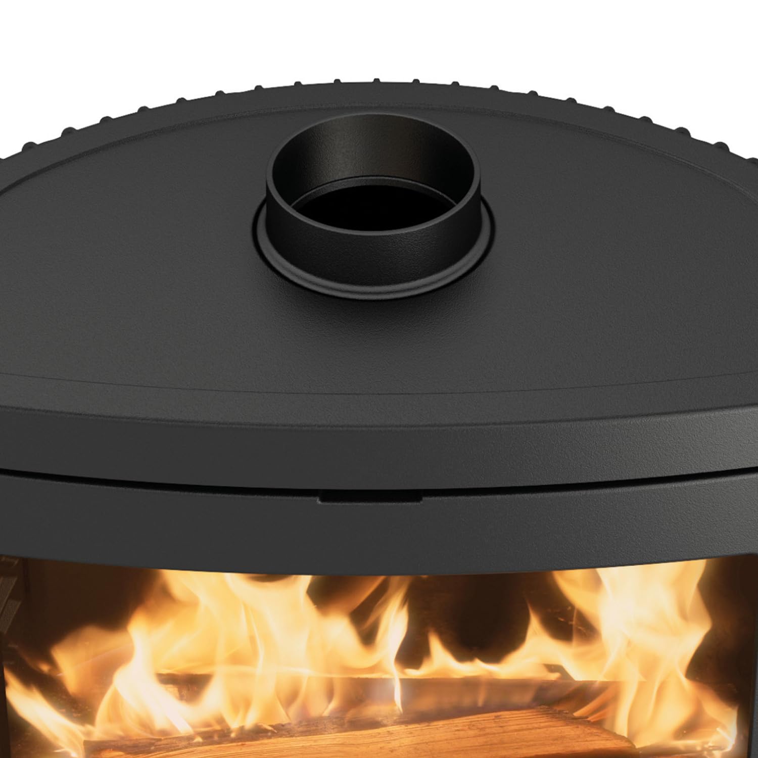La Nordica Jennifer 16 Cheminée en fonte Anthracite Noir 7,7 kW