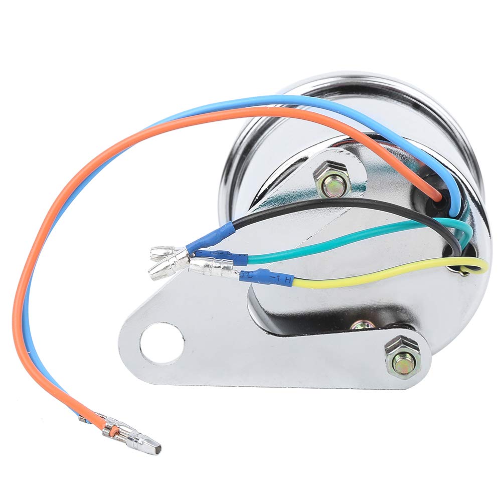 EBTOOLS Tachymètre Moto Universel DC 12V Affichage LED Électronique Jauge 13000rpm