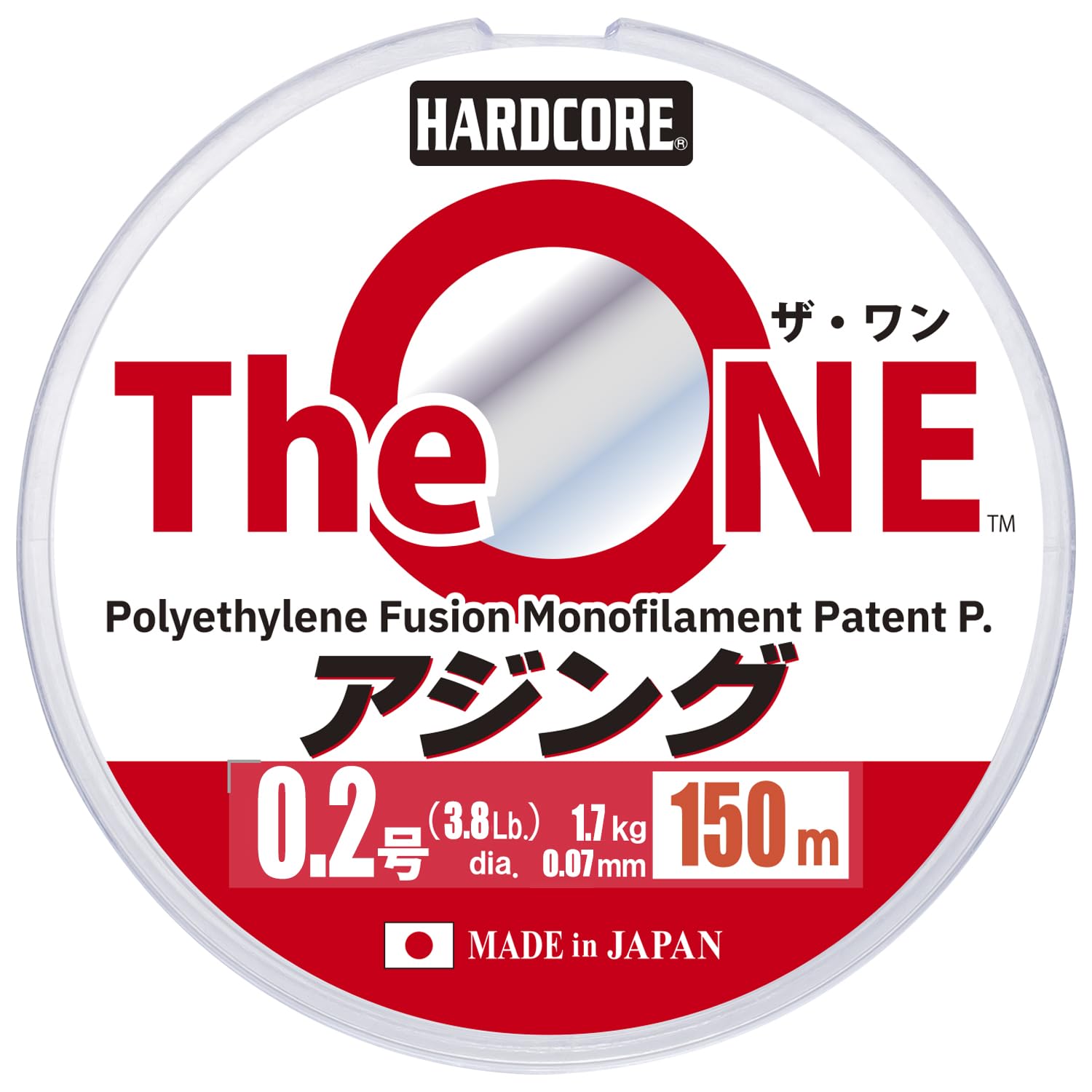 DUEL(デュエル)The ONE アジング 150m 0.2号 カラー:ハーフ…