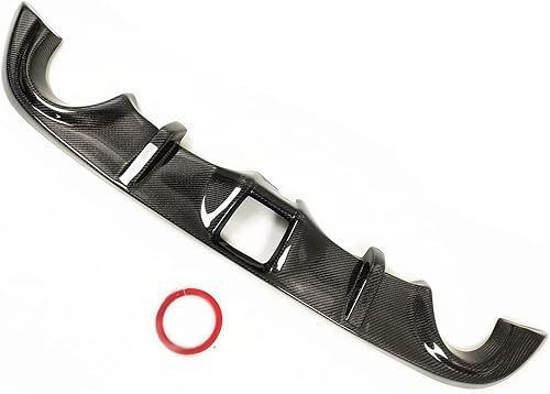 Miniatura 3 de Difusor de parachoques trasero para Nissan 370z z34 2009 2010 2011-2020 fibra de carbono negra