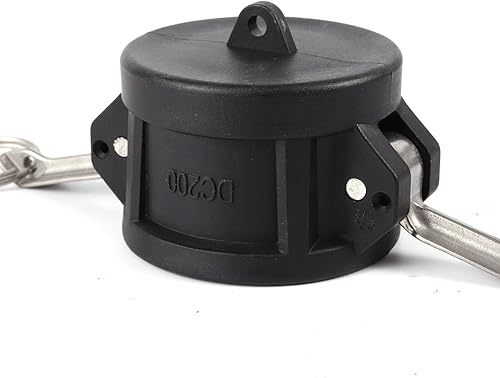 Miniatura 4 de Colocación de manguera de leva y ranura de polipropileno, tapón antipolvo de DC Camlock de tipo estándar de 2 pulgadas