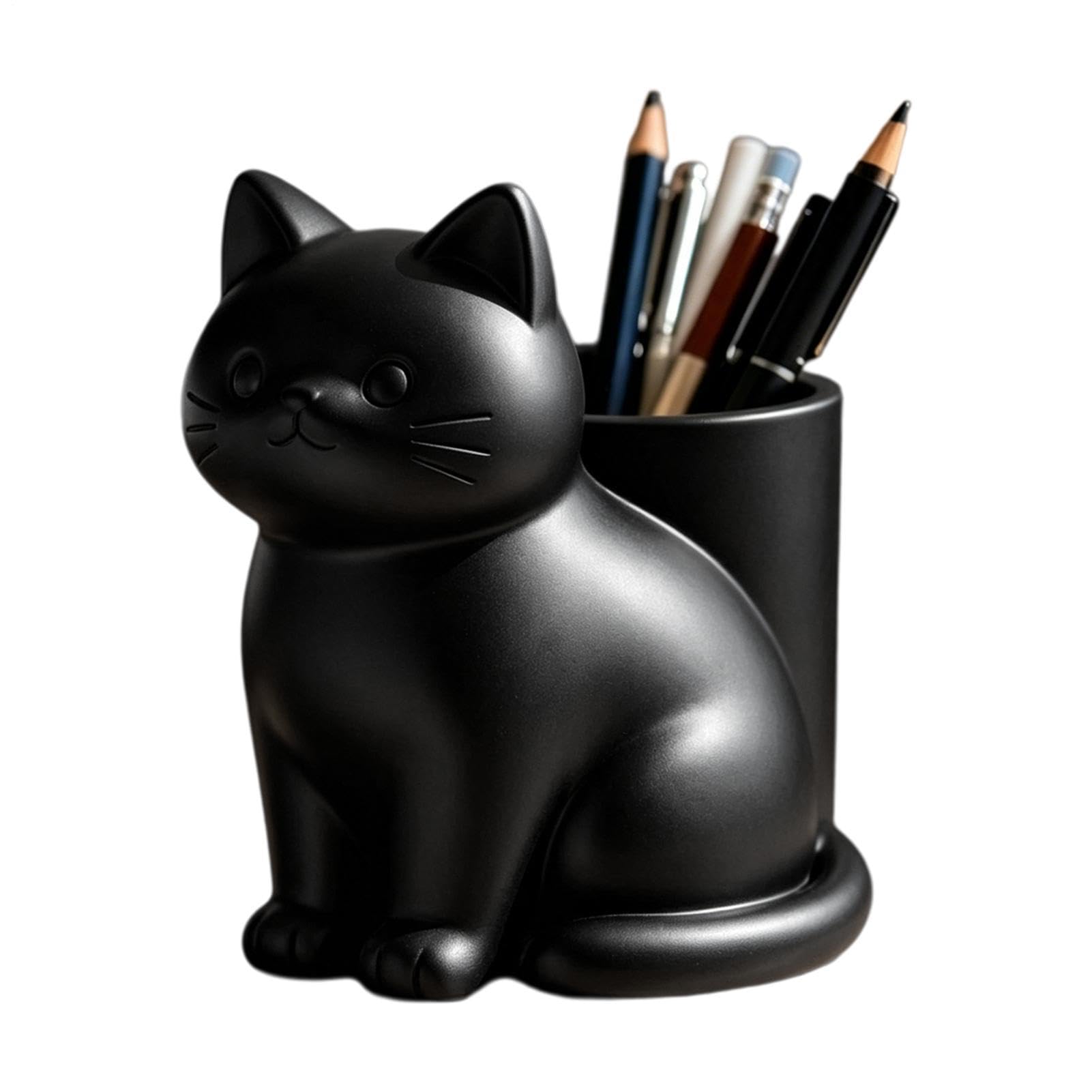 Cute Pen Holder 3D Printed Cat Desk Accessories