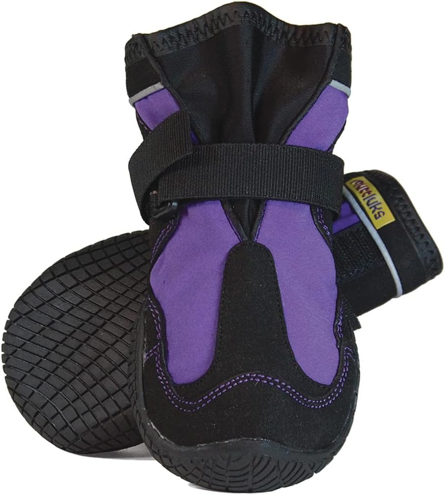 Muttluks Snow Mushers Dog Boots Purple Amazon.ca Pet Supplies