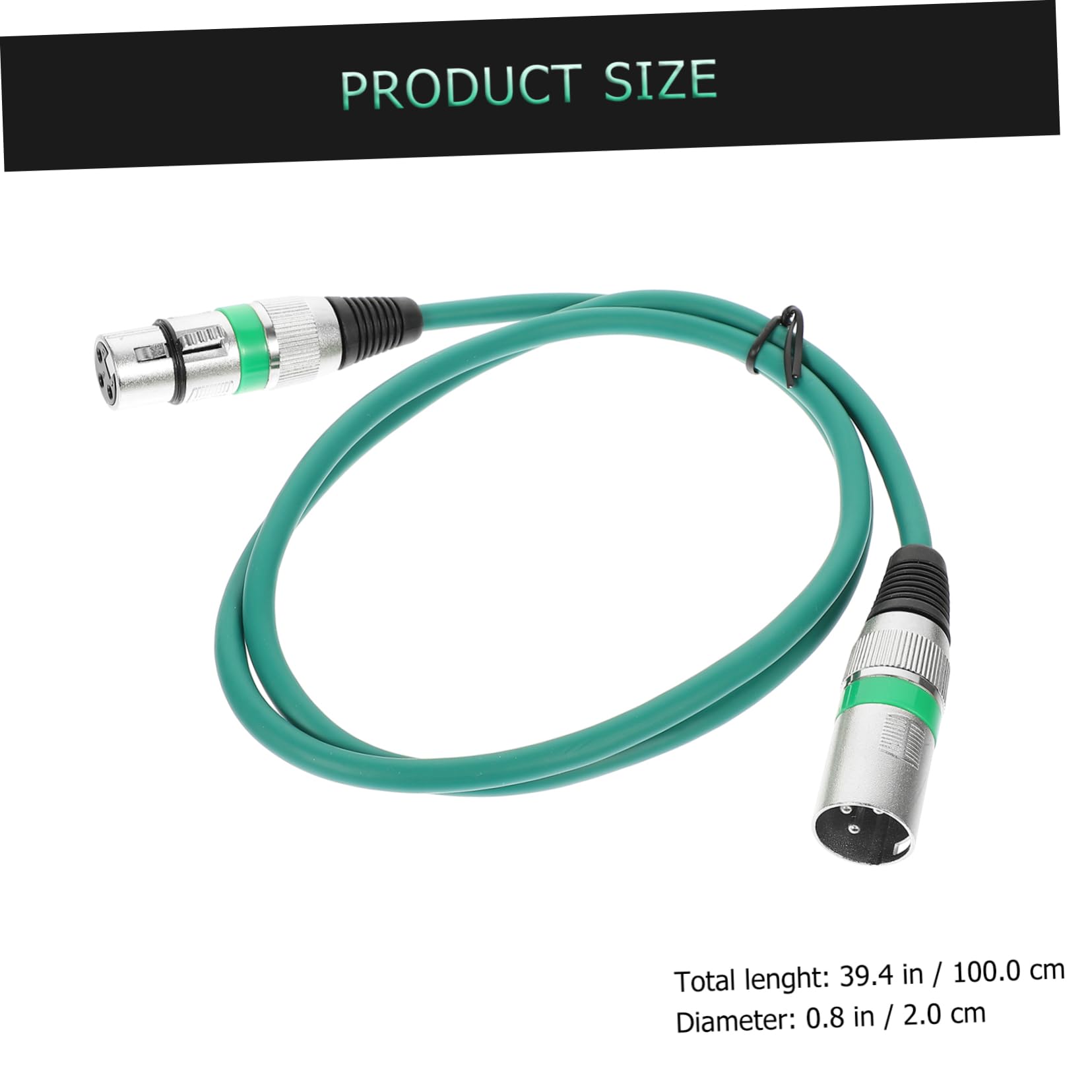 Angoily Cavo Xlr per Microfono Maschio Femmina, 5 Pezzi da 1m, Rame e Pvc, Collegamento Flessibile per Feste e Occasioni Festive