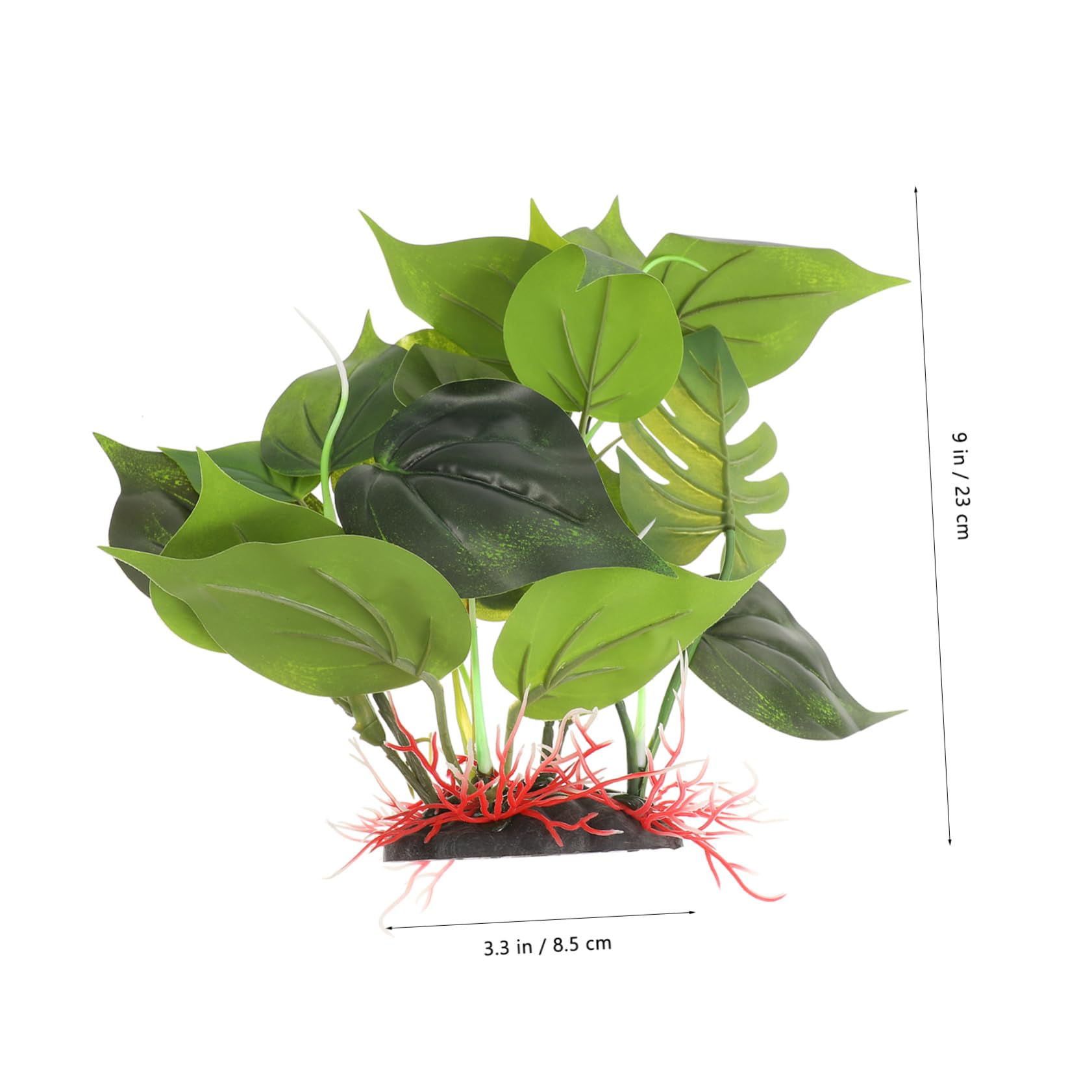 Kisangel 3piezas Planta Artificial para Acuario Decoración De Plástico para Peceras Adorno y Natural para Betta y Accesorios Acuáticos para Acuarios De Agua Dulce y Salada