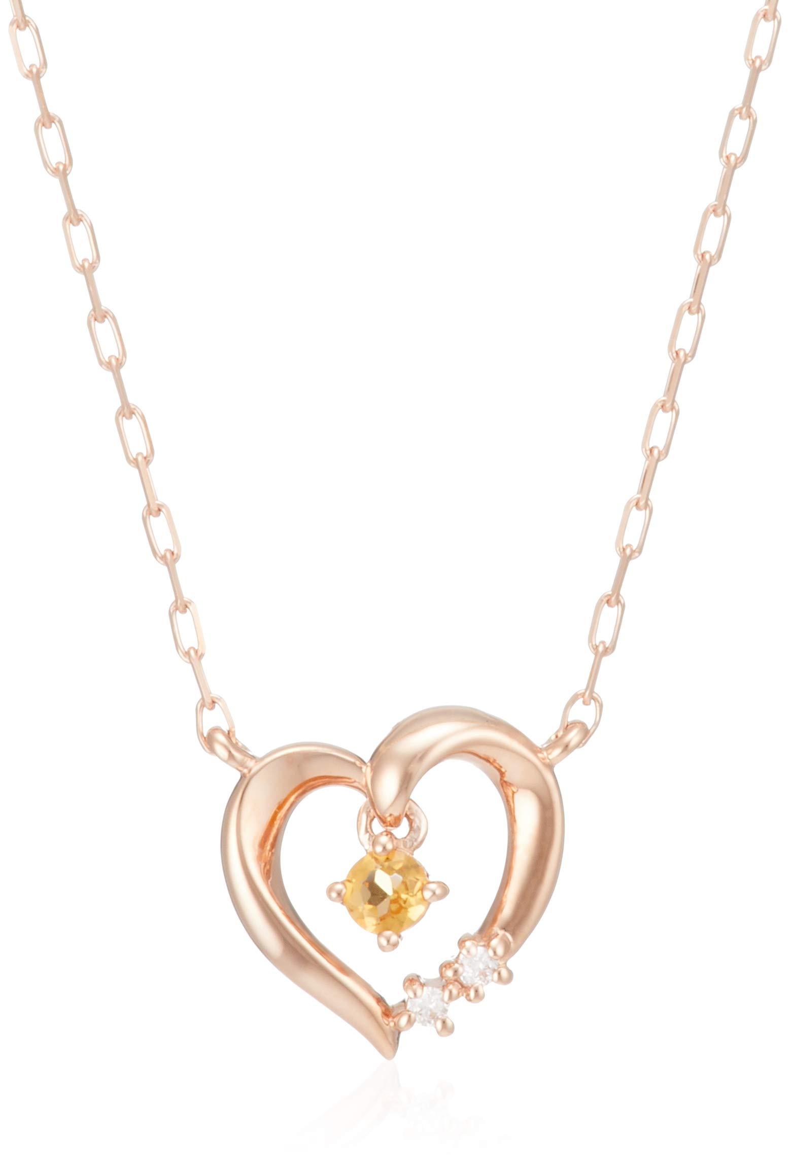 Amazon | 4℃[ヨンドシー] 公式 11月誕生石 K10 ピンクゴールド