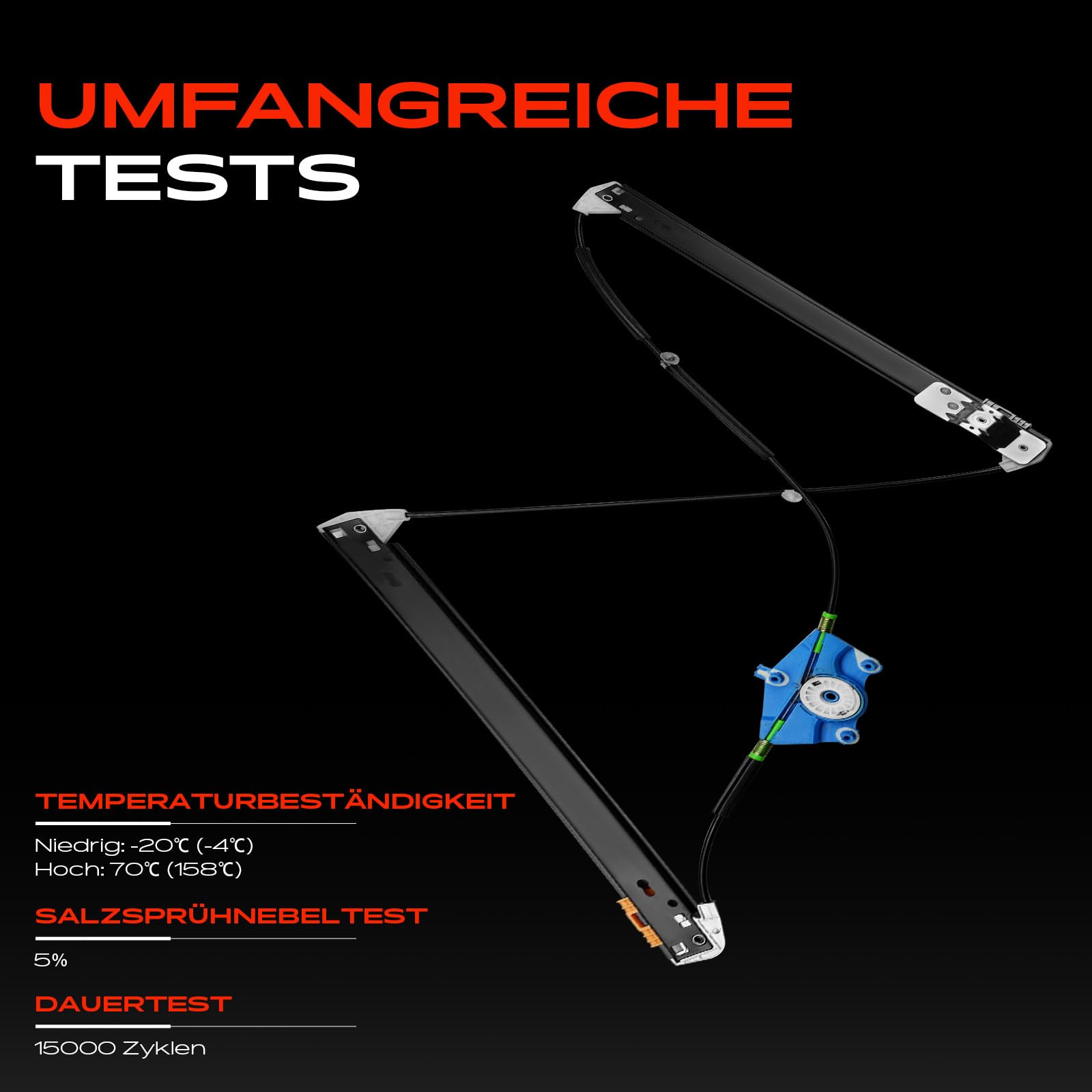 Frankberg Fensterheber Elektrisch Ohne Motor 4/5-Türer Vorne Rechts Kompatibel mit A4 8E2 B6 8EC B7 A4 Avant 8E5 B6 8ED B7 Exeo 3R2 3R5 Limousine Kombi 2000-2018 8E0837462B