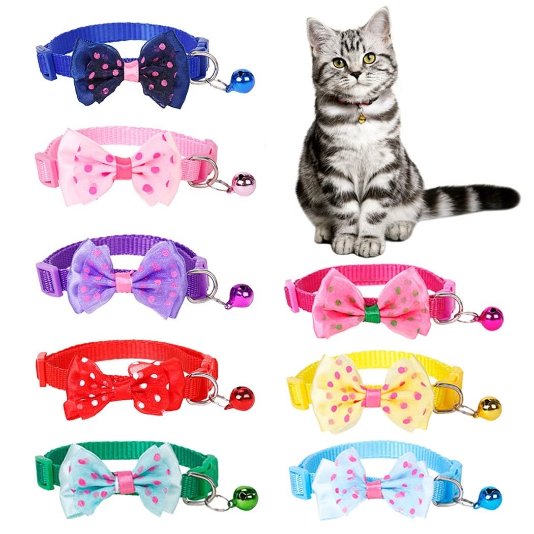 COZY PUPPIES Cat Pet Bowknot Cute Bow Tie Bell Adjustable Puppy Kitten Necktie Collar (Buy 1 Get 1 Free) Color May Vary (B0BS3NPP21) Amazon Price History, Amazon Price Tracker