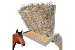 21-Gallon Multiple-Sided Hay Feeder for Goats and Other Livestock