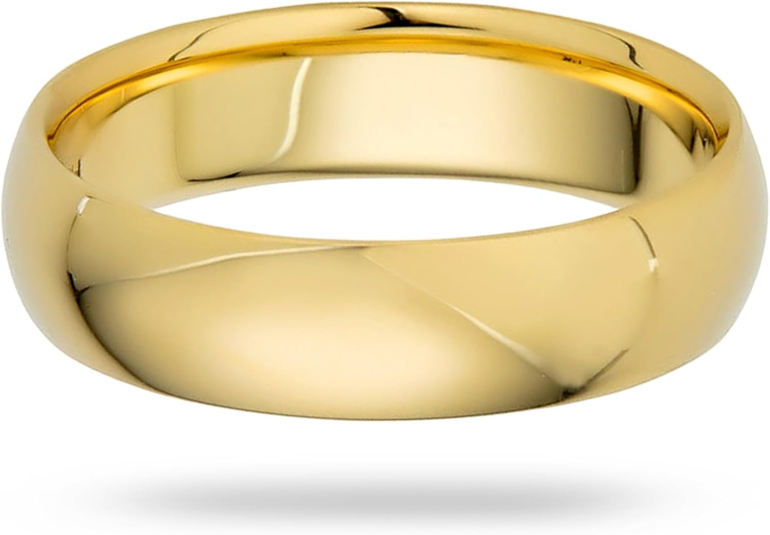 5mm Solid Gold Wedding Bands for Women or Men, 10k or 14k Gold Rings, Comfort Fit Womens and Mens Wedding Ring - Premium Collection from EWB - Image 2