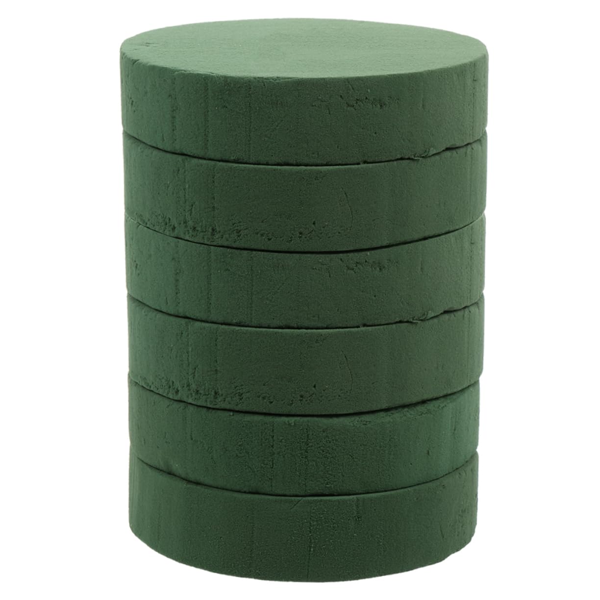 IWOWHERO Floral Foam Blocks 6pcs Round Flower Mud Floral Froth for Beautiful Flower Arrangements