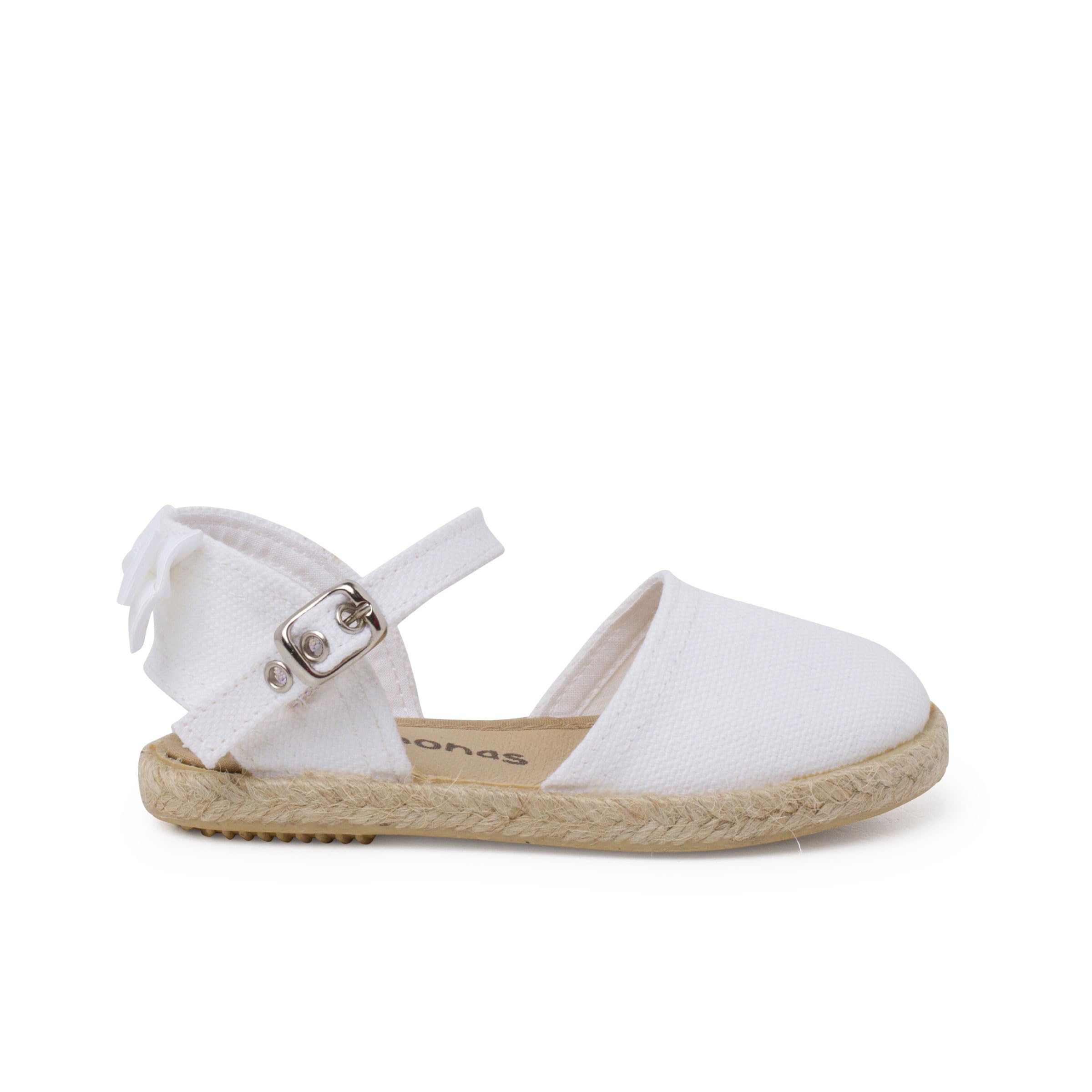 Espadrilles cérémonie nœud arrière en Gros-Grain