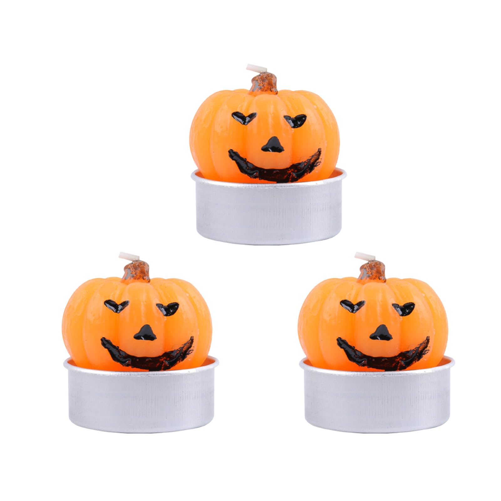 Tsophreniq Of 3 Halloween Accent Funny Black Cats Pumpkin Witches Figure Small for Scary Home and Event Decors Scary Decors