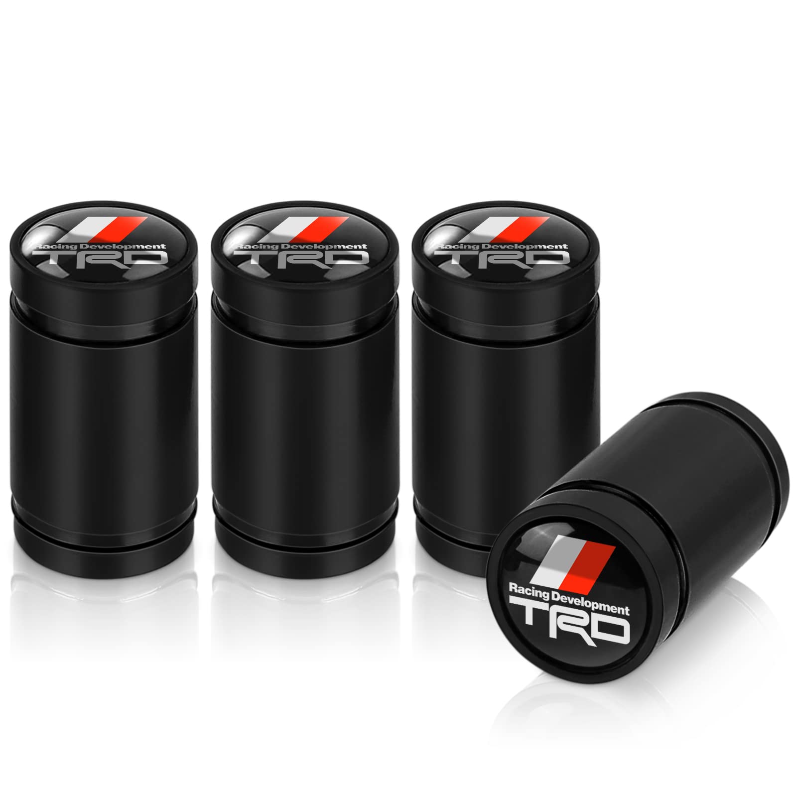 Buy 4 PCS Tire Valve stem Cover, Black Metal Valve Cover, Universal