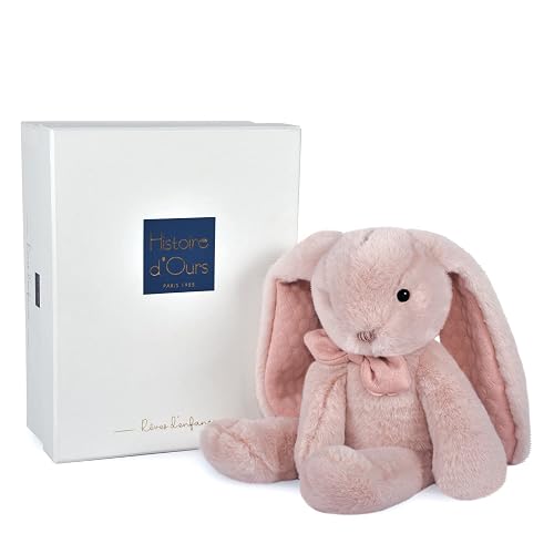 Histoire d'ours - Peluche de Conejo (30 cm), Color Rosa